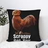 Trendy Bedroom Scrappy Got You Chicken Arc Raiders  Decorations Pillowcases Accessories  Pillow Cover Square Multiple Sizes