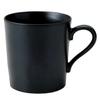 TAMAKI Lightweight Black Matte Mug, 8.6cm Diameter X 9cm Height, Porcelain, Dishwasher and Microwave Safe, Made In Japan, T-877326