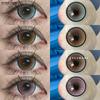 Новые цветные контактные линзы, модные фиолетовые мягкие линзы, коричневые натуральные цветные контактные линзы, розовые коричневые линзы, цветные косметические линзы, 1 пара