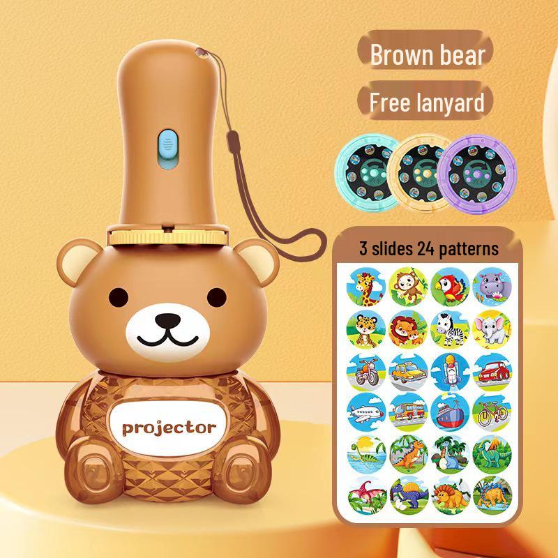 Kids' Educational Luminous Projection Flashlight Toy