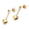 [F9214] - Gold Plated 'Love' Earrings