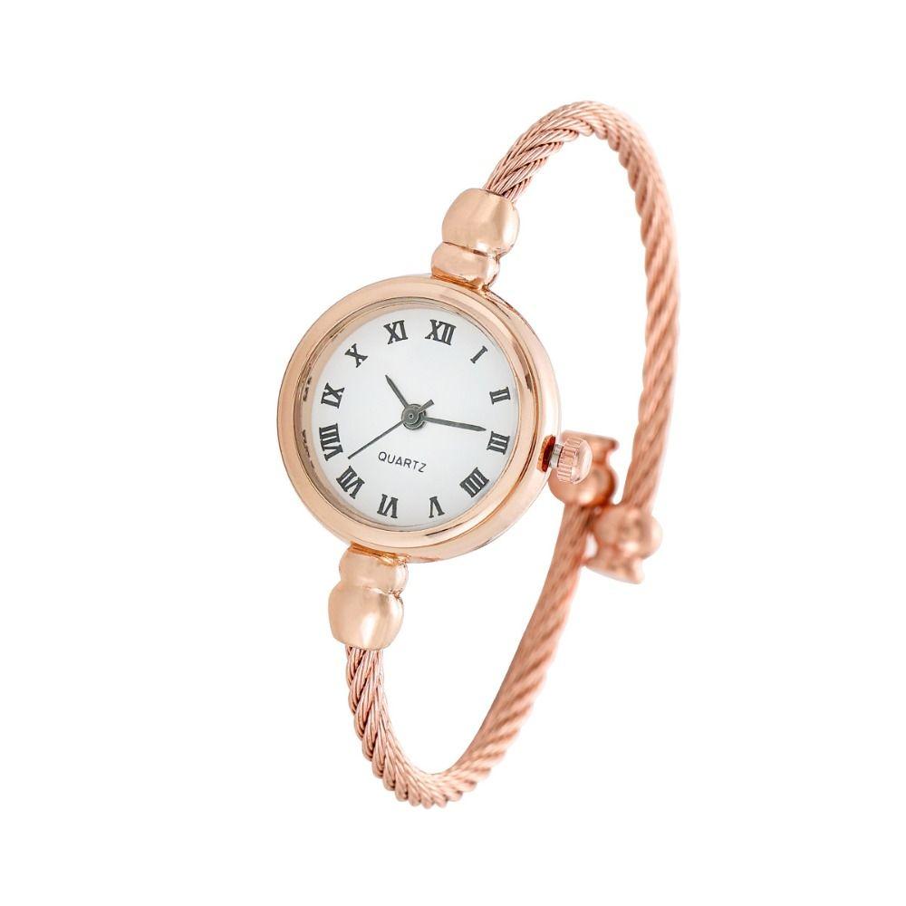 Retro Quartz Watch Luxury Wristwatch Chain Watches Fashion Bangle Bracelet Women