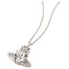 VIVIENNE WESTWOOD Ариэлла Изогнутый Дизайн Латунное Ожерелье Женское Ожерелье Белый 8050889278849