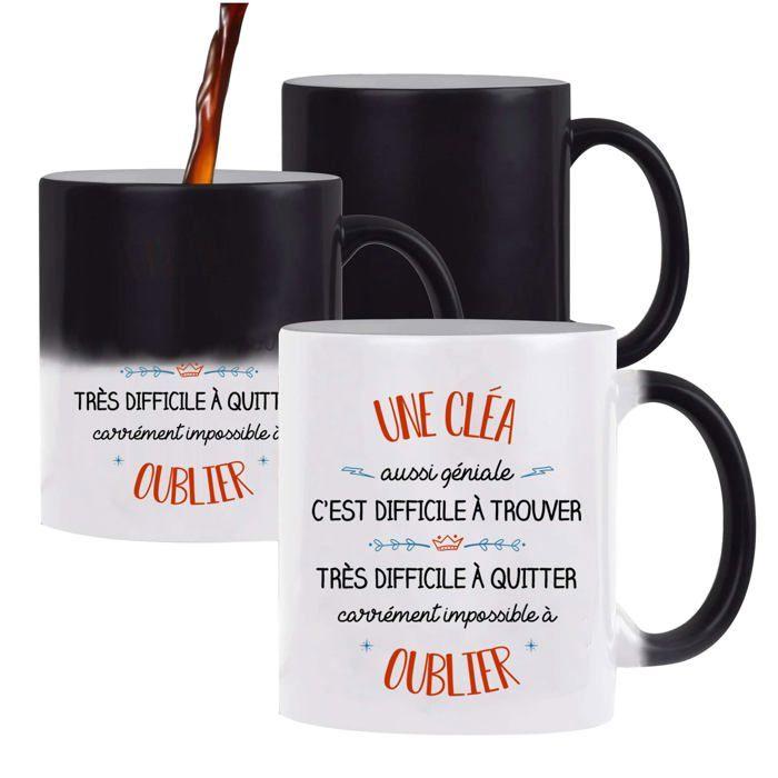 Tote bag - PLANETEE - Tasse Magique Cléa (mug qui change de couleur) - Coton - Imprimé en France - Grande contenance