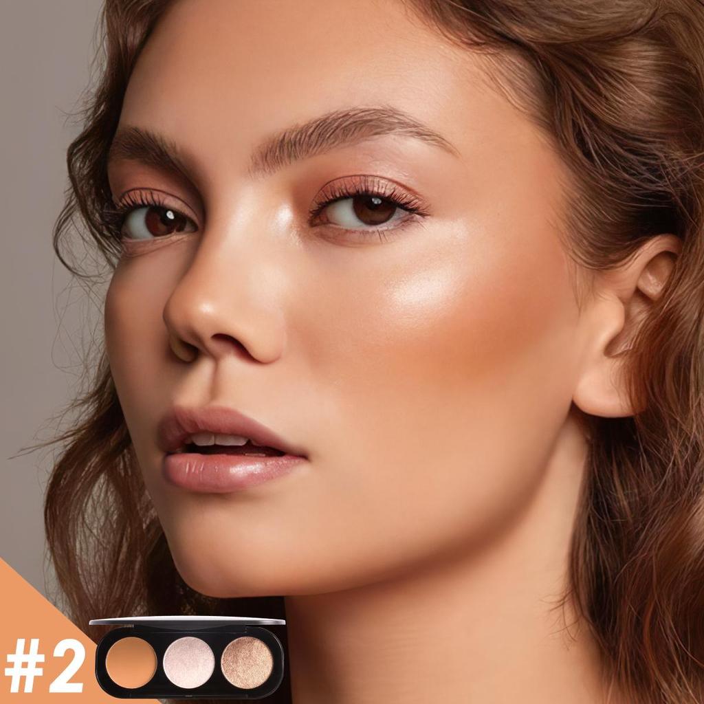 Focallure 3 в 1 многофункциональная матовая моделирующая пудра для лица хайлайтер контурная палитра румян высокопигментированный консилер для лица косметика для макияжа