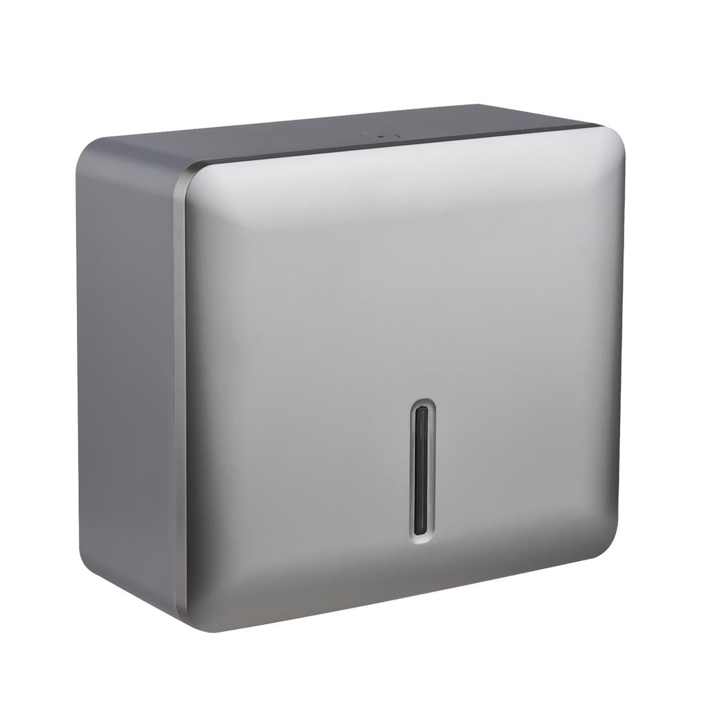 Wall Mount Paper Towel Dispenser Multifold Hand Towel Tissue Holder with Key Lock for Bathroom Kitchen Bedroom