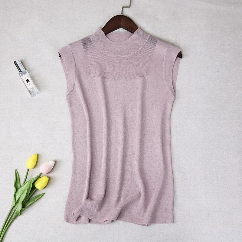 Summer Tanks Sleeveless Knitted Tanks Top Women