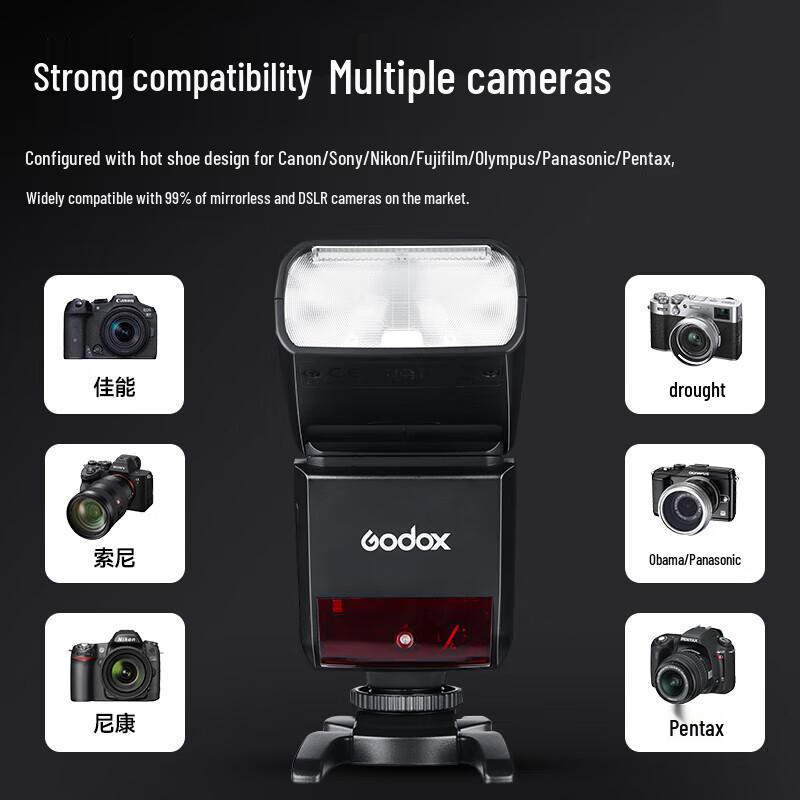 Комплект накамерной вспышки Godox V350 TTL на литий-ионном аккумуляторе