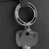Брелок для ключей из титанового сплава для переноски рюкзака, маленькие круглые кольца для хранения ключей AntiLost