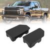 Silverado 2 шт. Черные пластиковые заглушки для карманов колышков, накладки на борта кузова пикапа, пылезащитные, водонепроницаемые, сверхпрочные, с нескользящим ковриком, на заказ
