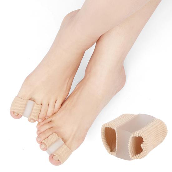 Разделители пальцев ног при вальгусной деформации для перекрывающихся пальцев, женские, мужские, гелевые прокладки для пальцев с надежной петлей, корректор вальгусной деформации для облегчения боли и выпрямления пальцев ног
