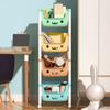 2/3/4 Tier Rolling Cart with Wheels Multifunctional Utility Organizer Cart Kitchen Bathroom Living Room Office Toys Snacks Storage Rack