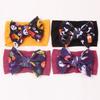 Halloween Day Hair Accessories Children's Pumpkin Headband Skull Head Ribbon Bow Nylon Headband Baby Headband