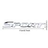 1PC Car Accessories Sticker Styling Metal 3D Chrome Black Car Trunk Racing Sport Word Letter Logo Emblem Badge Decal Sticker