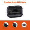 ABS Carbon Fiber Door Fuel Tank Cover Gas Cap Trim For Toyota Tundra/Sequoia 23+