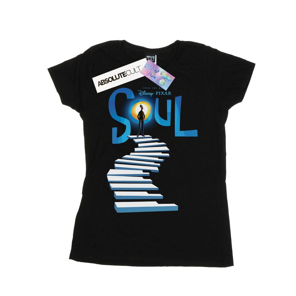 Disney Womens/Ladies Soul Poster Art Cotton T-Shirt