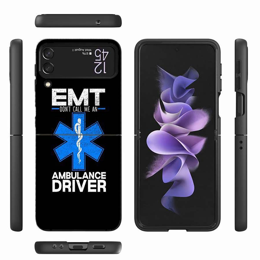 Медицинский спасательный чехол для телефона EMT EMS для Samsung Z Flip 6 7 5G Z Flip 5 Galaxy Z Flip 3 4 5G ZFlip Ударопрочная жесткая крышка ТПУ ПК Coq