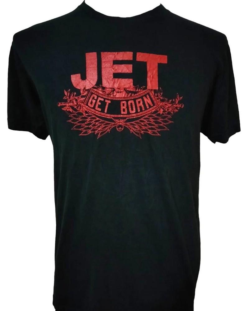 Футболка Jet Band Get Born все размеры от S до 5XL хлопок Унисекс Футболка