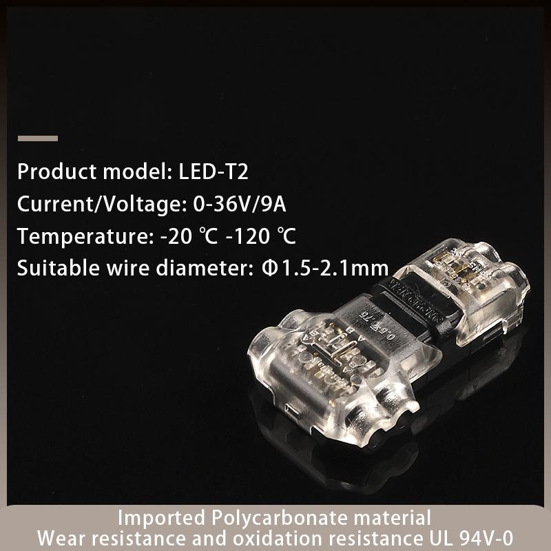 Мини-проводной кабель Snap In Universal Compact Wire T Tap Quick Splice Wiring Connector Connections Joiners Auto Plug Accessories