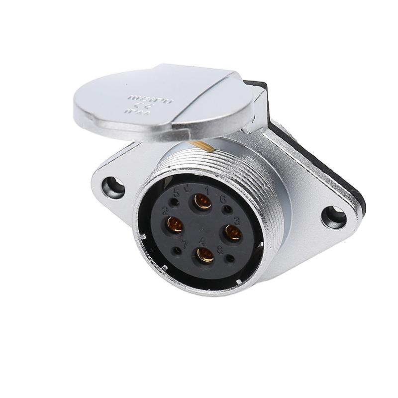 WEIPU WS32 TQ+ZG Waterproof Connector Screw Type Metal Aviation Panel Connectors Male Plug Female Socket 4 6 8 10 12 13 19 Pin