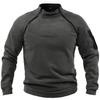 Stand Collar Men's Hoodie Autumn and Winter Warm Loose Solid Color Outdoor Warm Breathable Tactical Men's Wear