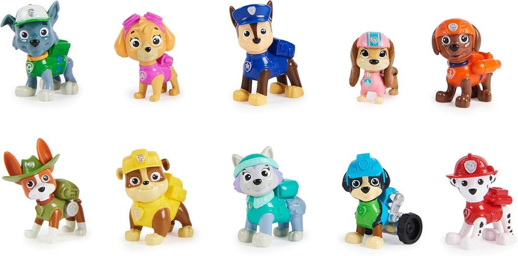 Paw Patrol 10th Anniversary Gift Pack: All Paws On Deck Toy Figures Gift Pack with 10 Collectible Action Figures [Parallel Import]