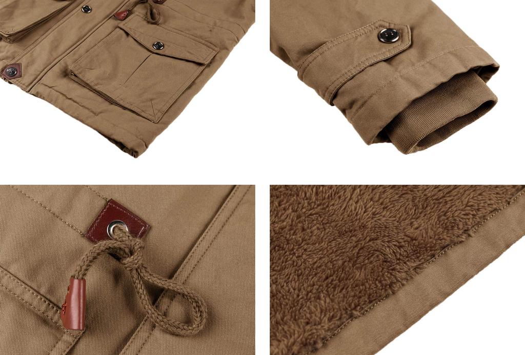 Куртка с подкладкой Boa, рабочая одежда, одежда для холодной погоды, зимняя верхняя одежда, простая куртка с капюшоном, военная куртка, плотный армейский повседневный джемпер для активного отдыха цвета хаки, JP L