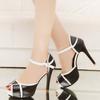 Fashion Women's Sandals Colorblock Peep Toe Platform Pumps Summer Fish Mouth Fight Color Shoes Sexy High Heels Thin Heels Dress Shoes
