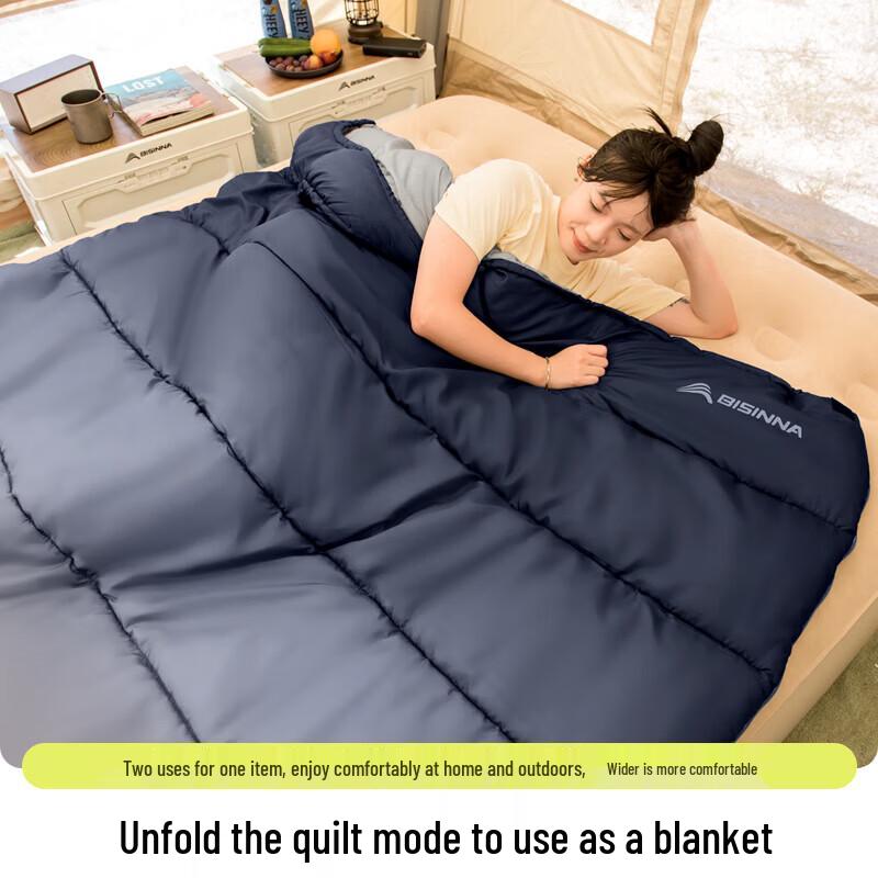 North Mountain Wolf Heated 2-in-1 Sleeping Bag & Quilt