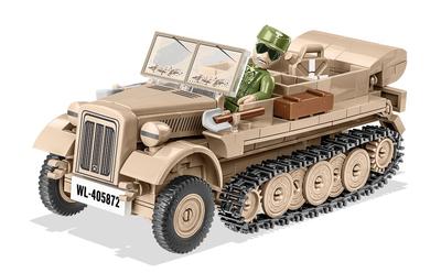 Конструктор COBI Немецкий Sd.Kfz.10 Demag D7 Танк, Масштаб 1:35, 283 Детали, Совместим с Lego [СДЕЛАНО В ЕС] 2273