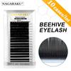 Laser Beehive Individual Eyelash Extension 10 Cases Lot Black Synthetic Mink Super Soft Natural Eyelash Extension