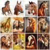 DIY Diamond Painting Animal Cross Stitch Full Round Drill  Steed Painting Embroidery Craft Home Decoration