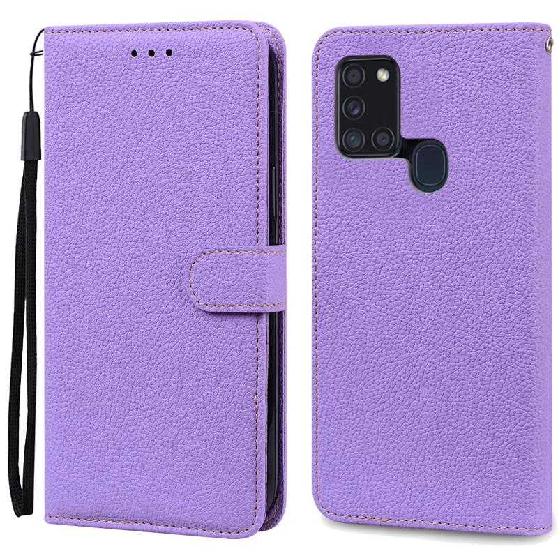 Чехол A21S для Samsung Galaxy A21S Чехол-кошелек из кожи с откидной крышкой для Samsung A21S Чехол A 21s A217F Мягкая силиконовая накладка Fundas