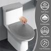 2 шт./комплект Мягкая ТканьЧехол на Сиденье Унитаза Крышка Унитаза Пылезащитные Чехлы Моющийся Подушка-Сиденье для Унитаза Ванная Комната Легко Снимается