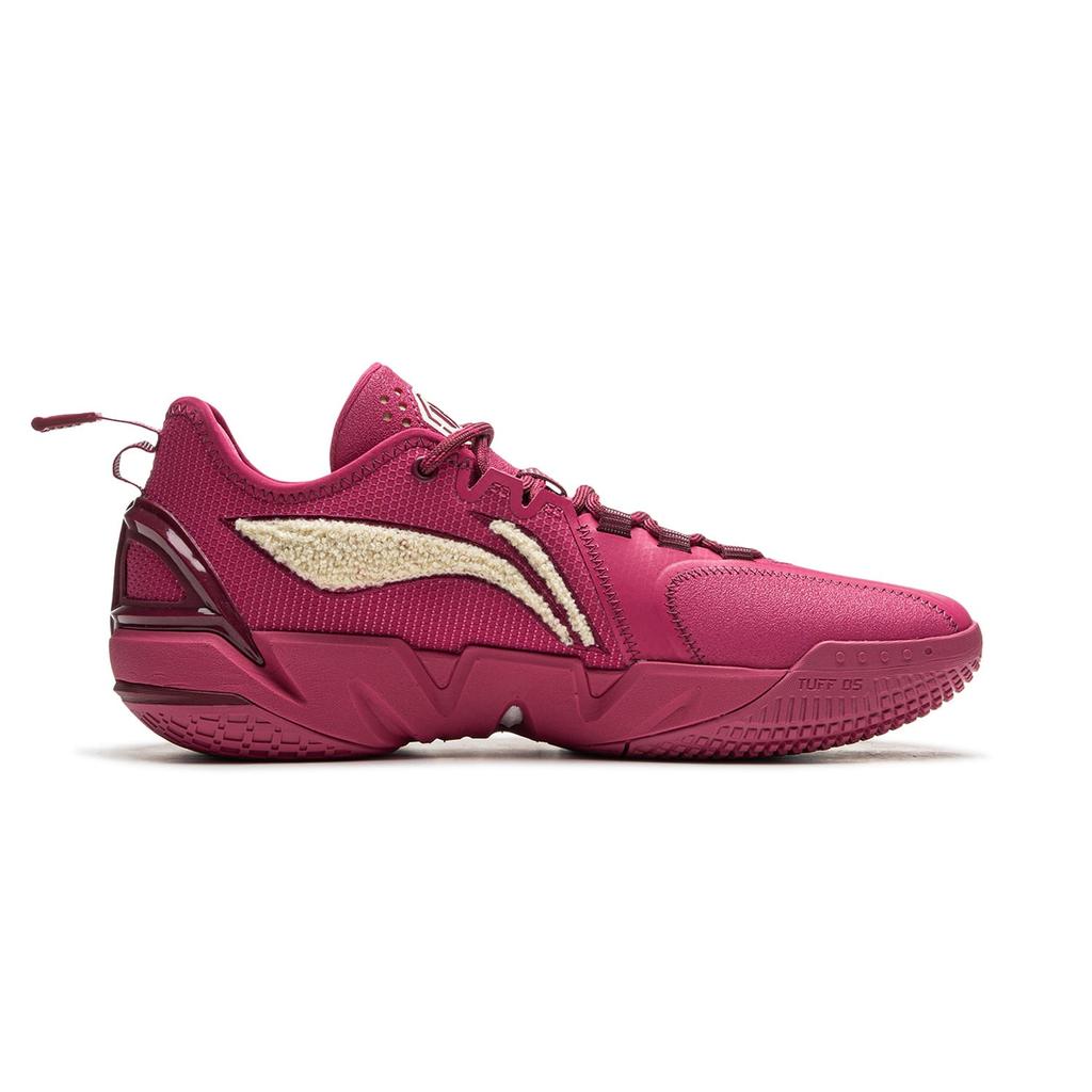 Li Ning BadFive 4.5 Амортизирующие Скользкие Износостойкие Низкие Баскетбольные Кроссовки Мужские Красные ABFU049-1
