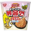 Nissin U.F.O. Боккеум Мён, Корейский стиль, Сладкий и Острый, Углеводный, Сливочный [Жевательная лапша], Nissin Foods Cup Noodles, 79г x 12 упаковок