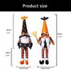 Soft Plush Long Legged Gnomes Figure Doll Halloween Decoration Stuffed Dwarf Elf Ornament For Shelf Desk Party Themes