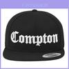 Бейсболка Compton Для Мужчин Женщин Регулируемая Солнцезащитная Шляпа С Вышитым Дизайном Буквы Летняя Мода