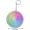 Charm Key Ring Accessories Bag Pendant Car Keyrings Double-Sided  Keychain Feelings Wheel Keychain