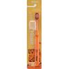 VUSSEN Plain Tiger Double Wide Toothbrush (Orange)