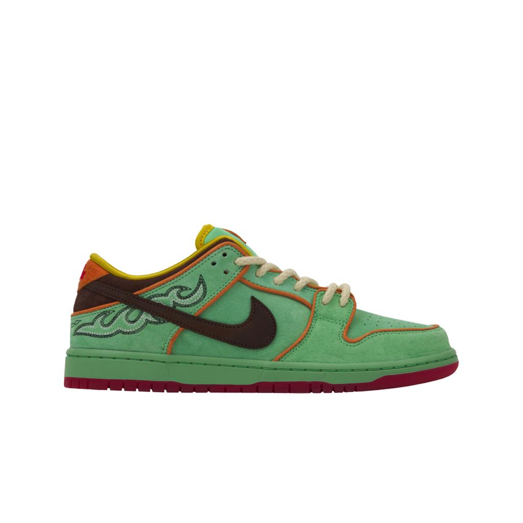 Nike Кроссовки унисекс Dunk Low SB Rodeo Green Tourmaline Baroque-Brown HF3058-300