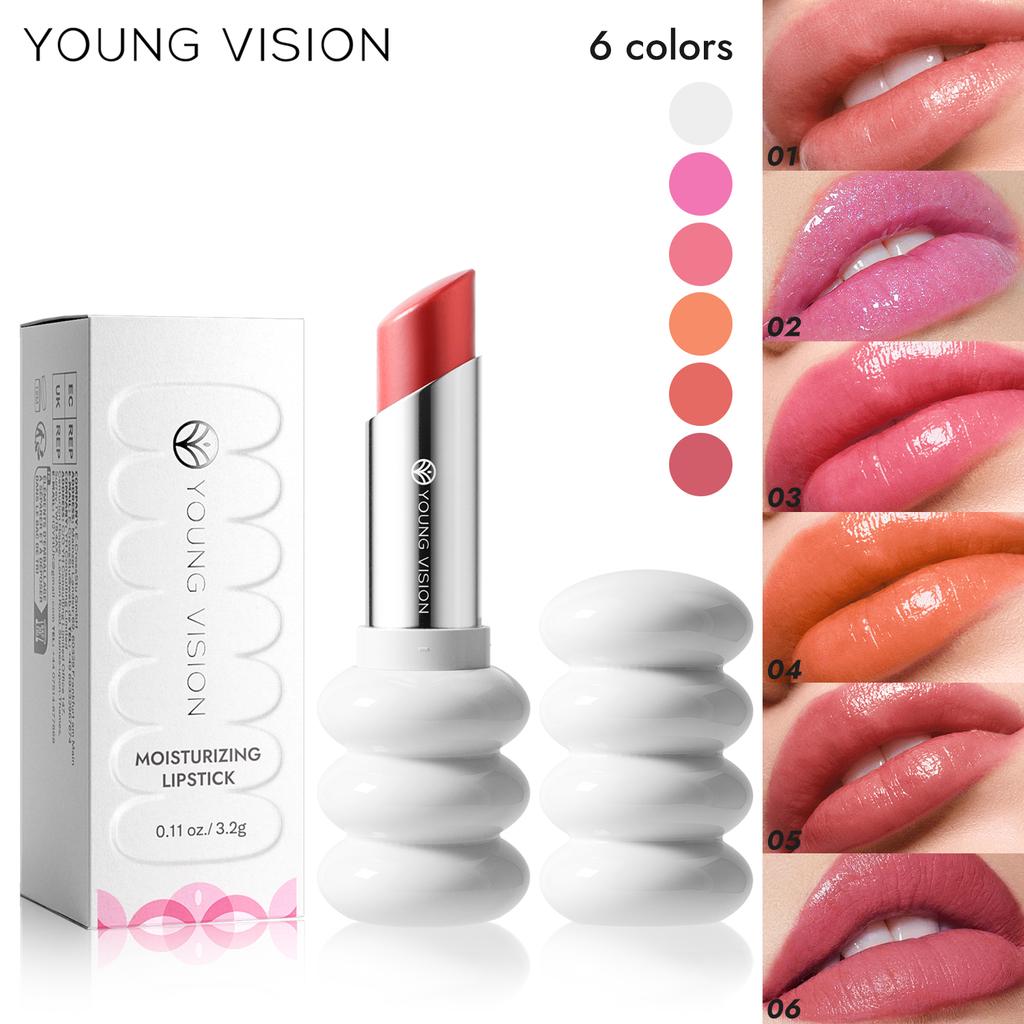 6-цветная спиральная увлажняющая помада Fine Shine Nude Candy Glow Lip Gloss Diamond Sparkling Pearl Lip Gloss