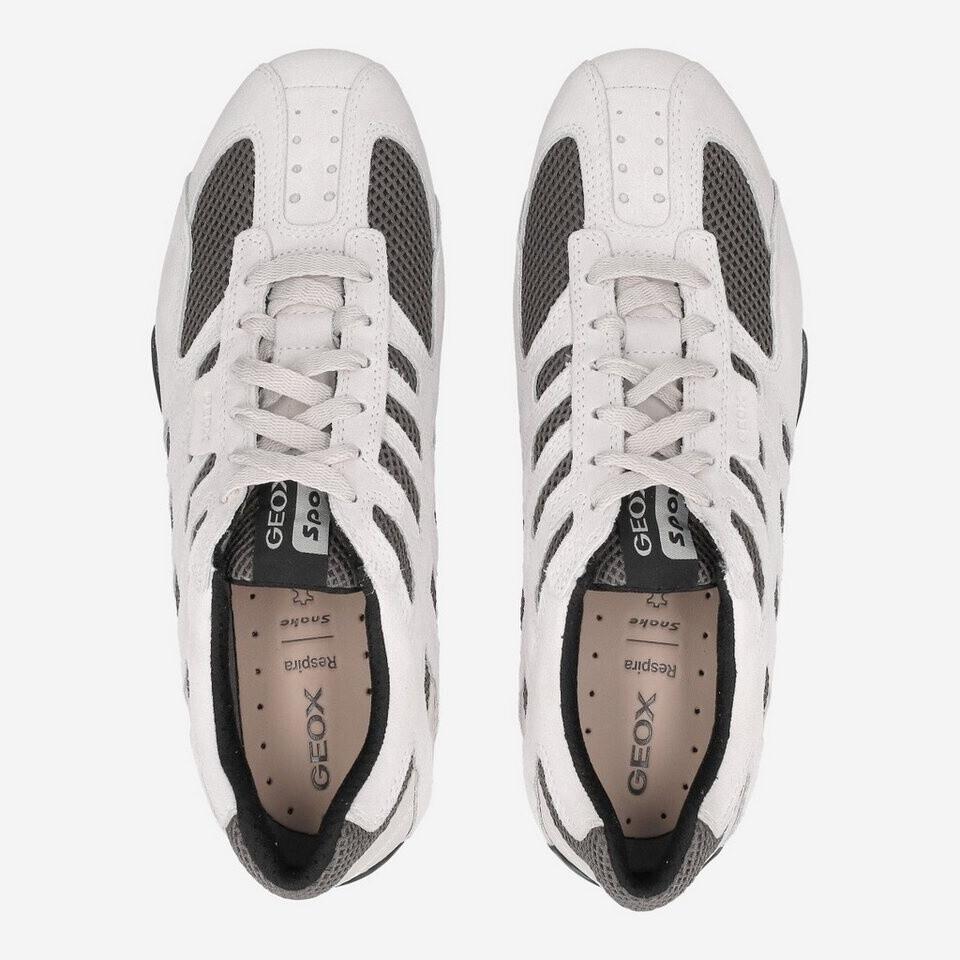 Кроссовки Geox Snake Original Men (U55MNA02214) белый/темно-серый