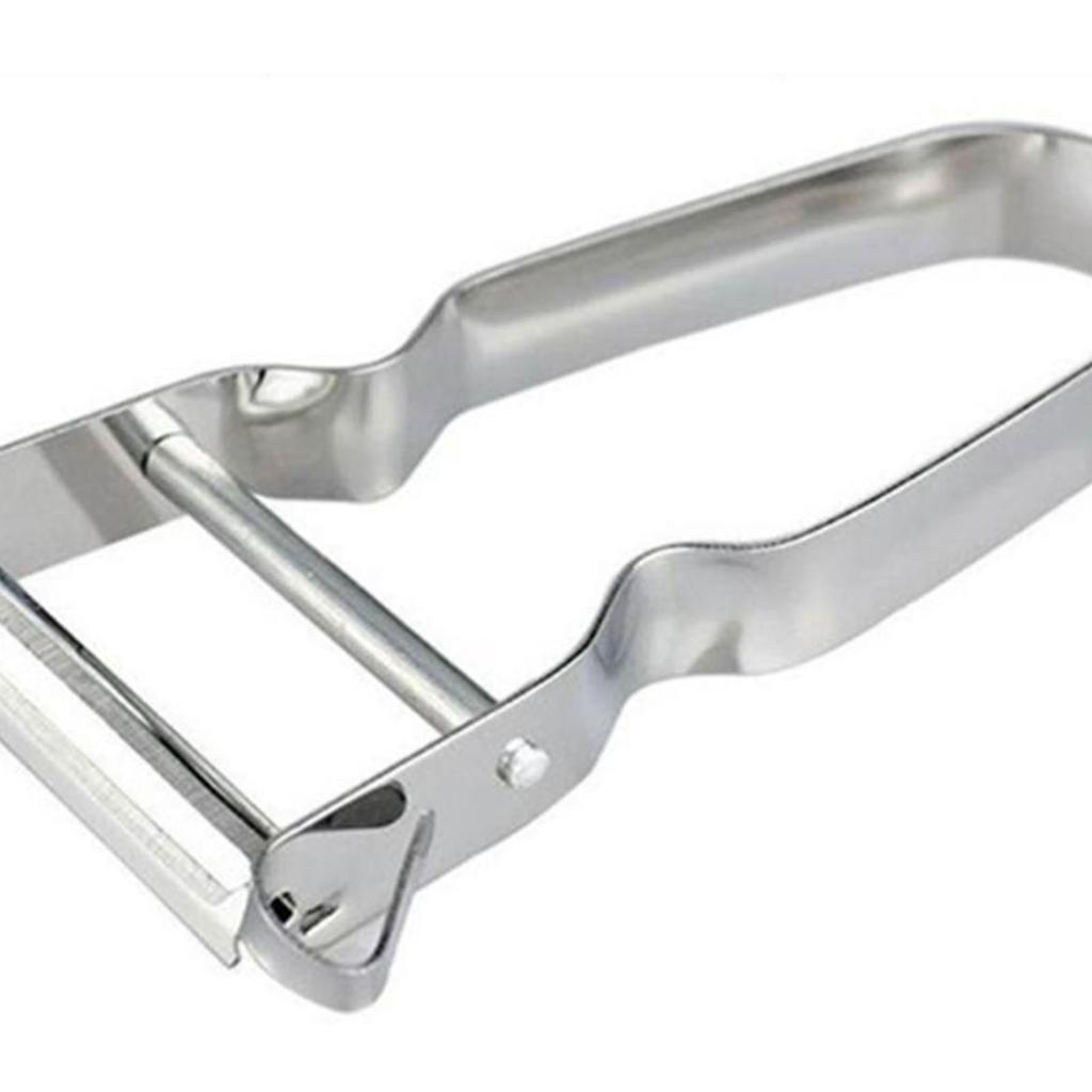 Stainless Steel Peeler U Shape Ergonomic Handle Fruit Peeler Vegetable Peeler for Kitchen Silver