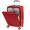 Carry Carry S Front 5W1H Taiwan [Actus] Suitcase, Carry-on, Case, Bag, Size, Opening, Expandable, Carry, 74-20610, PM1200 (blood Orange)