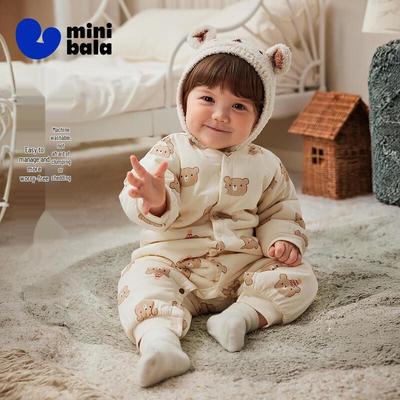 Детский термокомбинезон Minibala из чистого хлопка