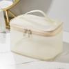 Large Capacity Travel Cosmetic Bag Transparent Mesh Toiletry Bag Portable Makeup Case  Women's