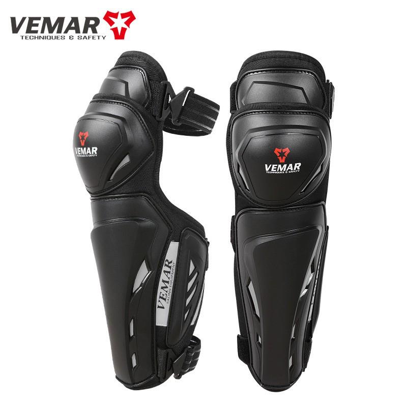 VEMAR Мотоциклетные наколенники Зимние с флисовой подкладкой Теплая защита от ударов Экипировка для езды Мужская Взрослая Велосипедная Защитное оборудование Безопасность