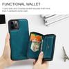 Zipper Wallet Card Phone Case for iPhone 17 Pro Max 16 Plus 15 14 13 12 11 XS XR X Flip Leather Holder Back Cover For Samsung S25 Ultra S24 FE S23 S22