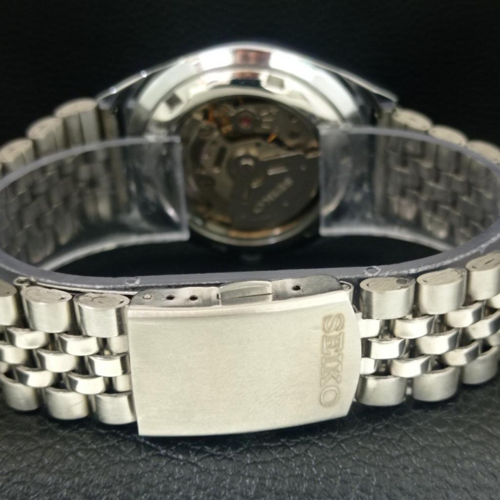 ВИНТАЖНЫЕ ОТРЕМОНТИРОВАННЫЕ МУЖСКИЕ ЧАСЫ SEIKO 5 AUTOMATIC 6309A ЯПОНИЯ ЧЕРНЫЕ a442596-1
